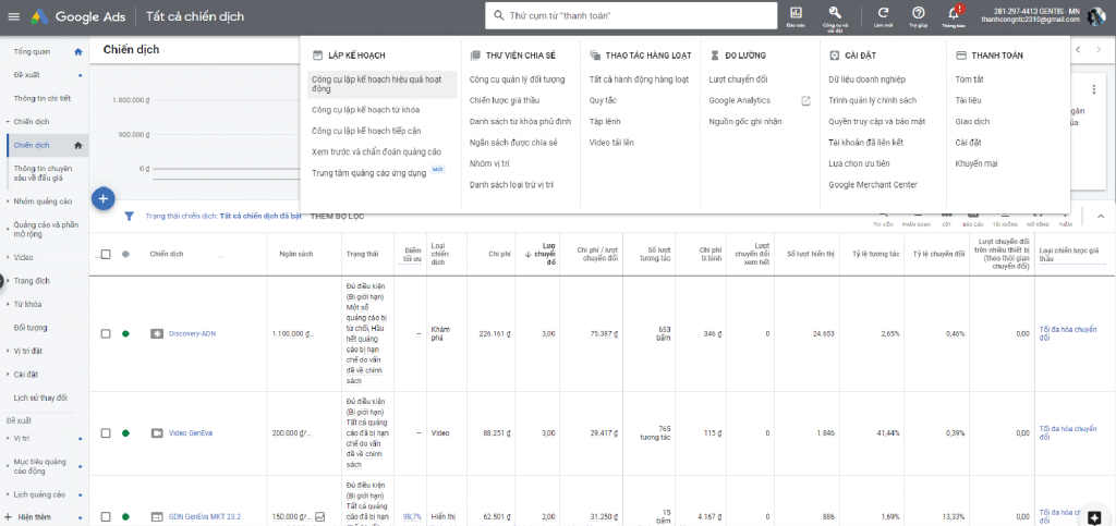 Tạo hành độgn chuyển đổi trên Google ADs