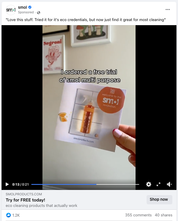 Sử dụng Quảng cáo trên Facebook để chia sẻ nội dung do người dùng tạo